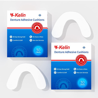 Prothesen Haftkissen unten 30 Pads 2er Pack