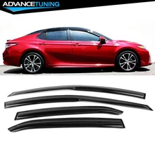 Fit 18-24 Toyota Camry Mugen Style Acrylic Window Visors Sun Rain Deflector 4Pcs