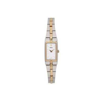 Seiko Two-Tone 13mm Stainless Steel White Dial Ladies Quartz 