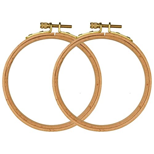 Hoop,  10cm Beech Wood Cross Stitch Hoops, Hanging 4 Inch