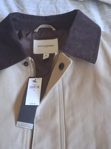 BANANA REPUBLIC NEW JACKET BEAUTIFULLY DESINED MEN'S M/L $160 FOR $89 image 16