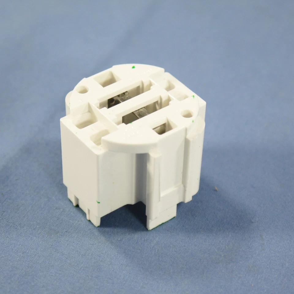 Portalámparas fluorescente compacto Leviton enchufes de luz atornillados G24q-2 26725-4A2 Foto 4 de 4