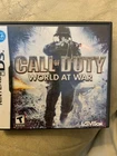 Call of Duty World At War (Nintendo DS, 2008) Complete In Box