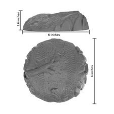 VictoryBuy Toys Round Roadblock Terrain - Charcoal Gray New