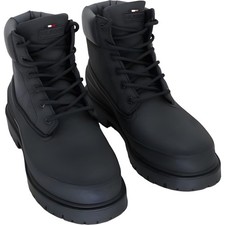 Tommy Hilfiger Men's Ruslan Lace-Up Rain Boots Navy 13M
