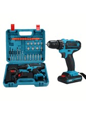 36V Lithium-Ion Rechargeable Drill Driver - Electric Tool Set For Home And DIY P