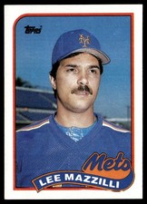 1989 Topps Lee Mazzilli New York Mets #58