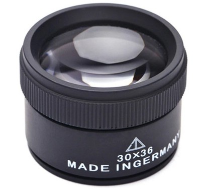 30X36Mm Optics Loupes Magnifying Glass Lens Microscope For Jeweler Coins Stamps