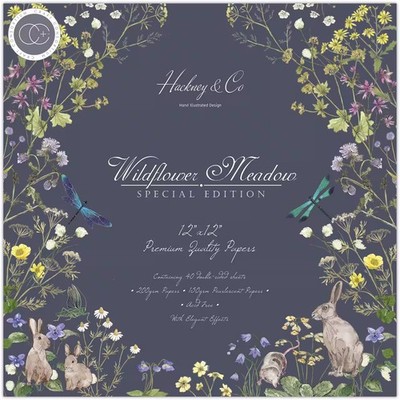 Craft Consortium Wildflower Meadow 12 x 12 Paper Collection Kit - 40 sheets