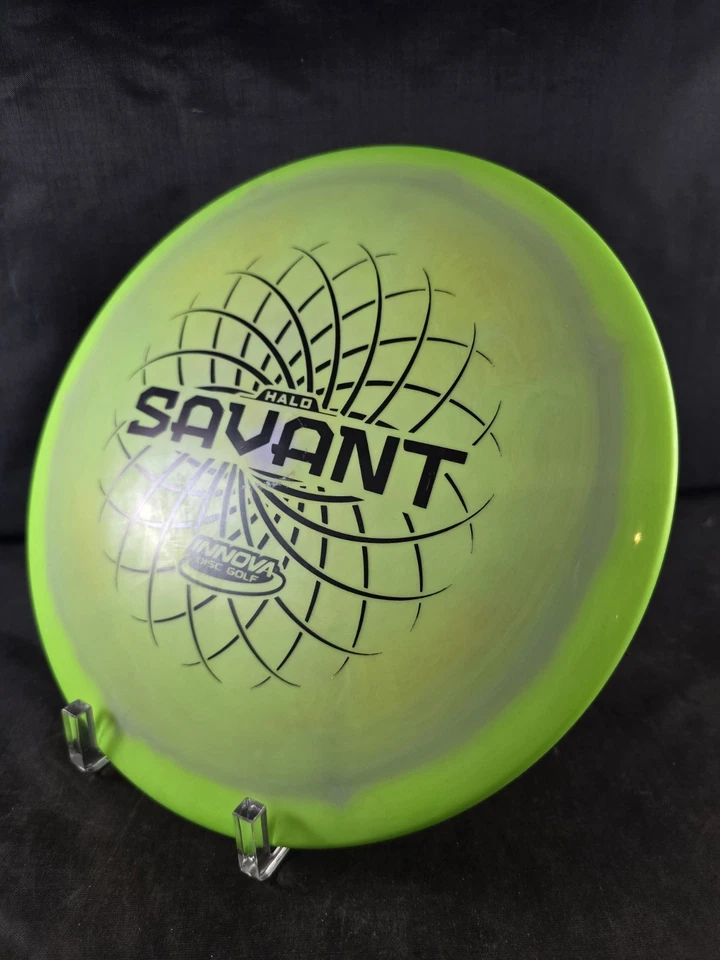 NEW Innova Halo Star Savant 1st Run Green w/ black Foil Disc Golf Driver 174.9g - Image 2 of 4