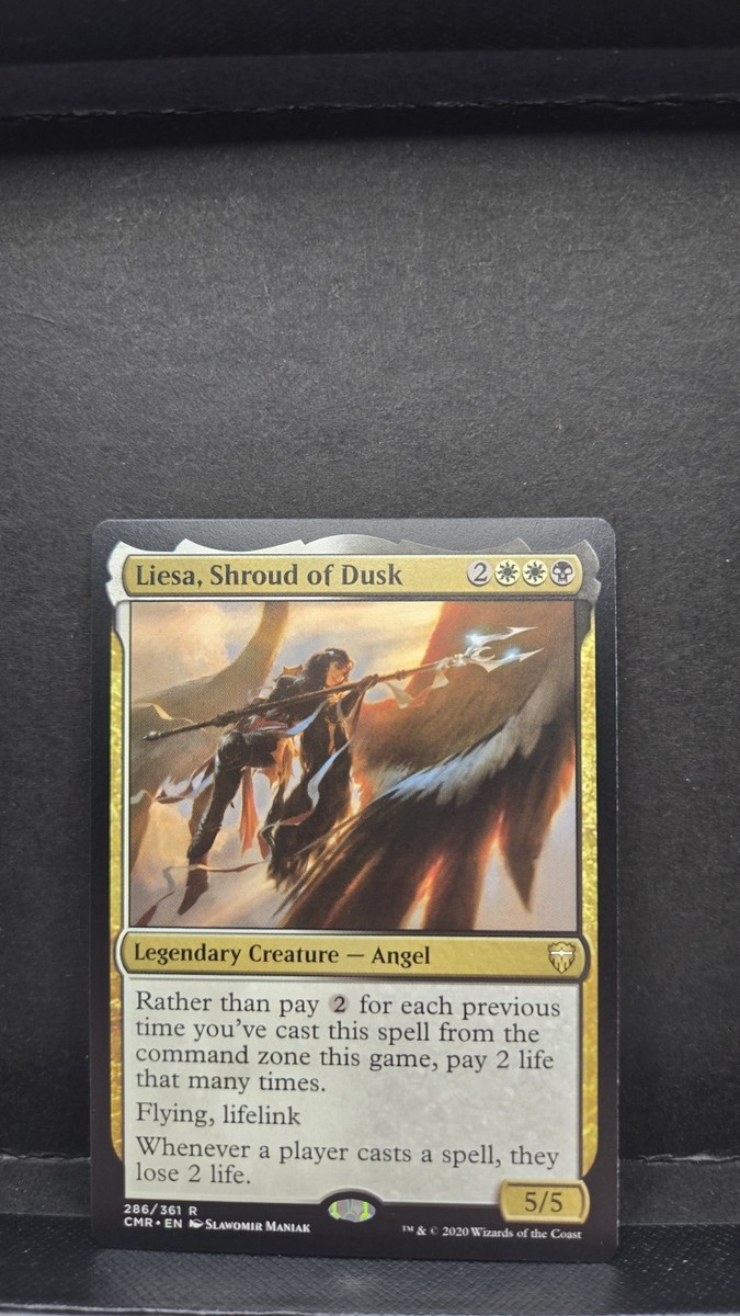 mtg liesa shroud of dusk commander deck Liesa, (NM) Legends CMR Magic The Gathering 5/5 Watermark Liesa, Shroud of Dusk