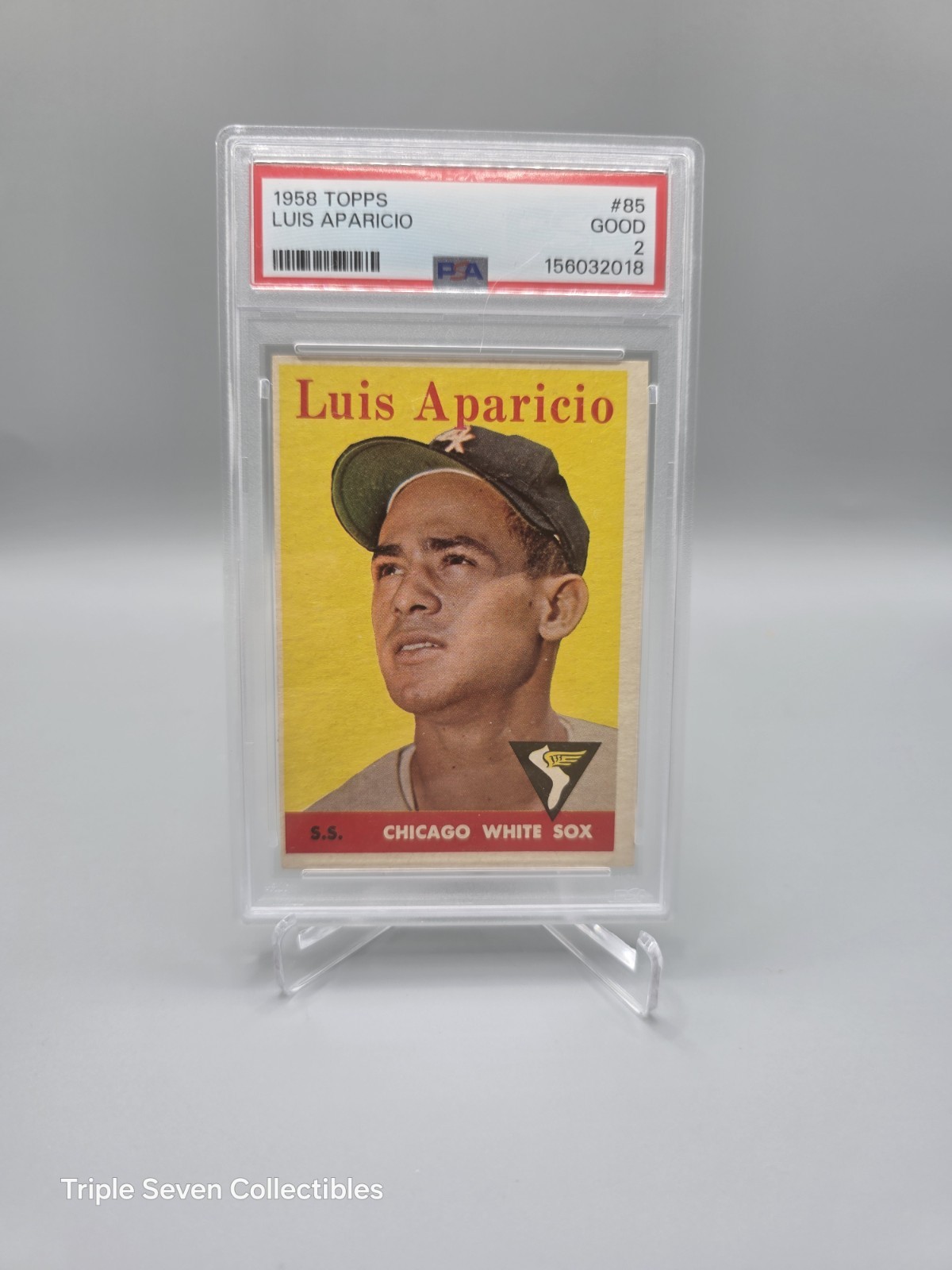 1958 Topps #85 Luis Aparicio Chicago White Sox PSA 2 HOF Vintage Baseball Card