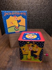 Vintage Schylling Jack In The Box Musical Toy 1997 EUC Clown With Original Box