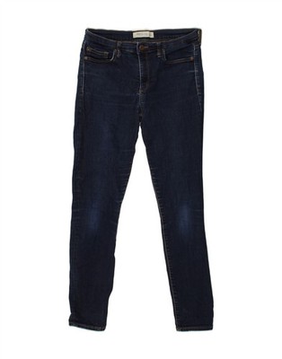 GAP Damen Skinny Jeans US 8 Medium W28 W28 Marineblau Baumwolle AM07