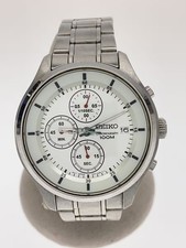 SEIKO Quartz Wristwatch Analog Stainless WHT SLV 4T57 00G0