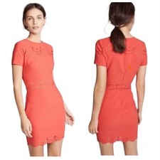 Likely 10 Manhattan Eyelet Sheath Dress in Bittersweet Spring office work