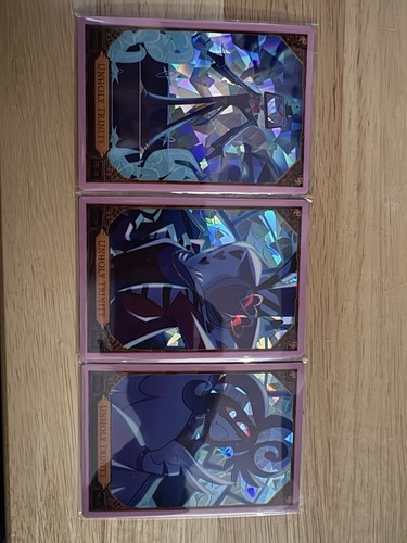 Hazbin Hotel Cracked Ice Promo Cards Unholy Trinity
