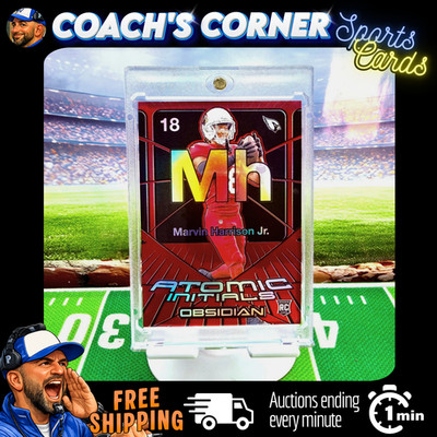 2024 Panini Obsidian SP /75 Red Atomic Initials Marvin Harrison Jr. RC #17 🔥