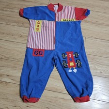 Vintage Baby McKids Romper 24 Months Embroidered Stripes 90s Mcdonald's Kids