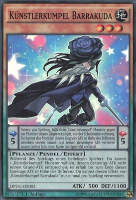 YuGiOh Künstlerkumpel Barrakuda DPDG-DE003 Super Rare Light Played 1st