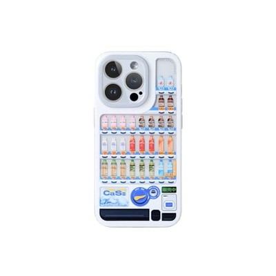 iPhone 14 Pro Automat Clear Case Japan Trinkflasche Design cas:pace