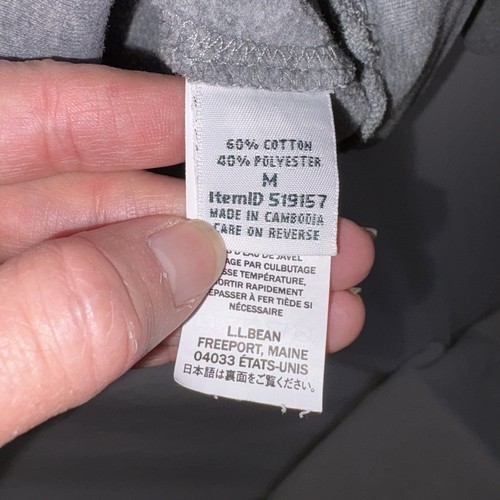 LL Bean X Peanuts Snoopy Crew Neck Sweatshirt Pullover Size MEDIUM HTF EUC - Bild 6 von 10