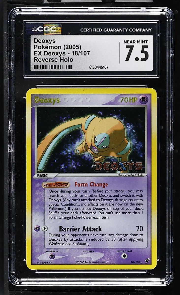 Pokémon TCG EX Deoxys Rare Collectible Individual Card Games for