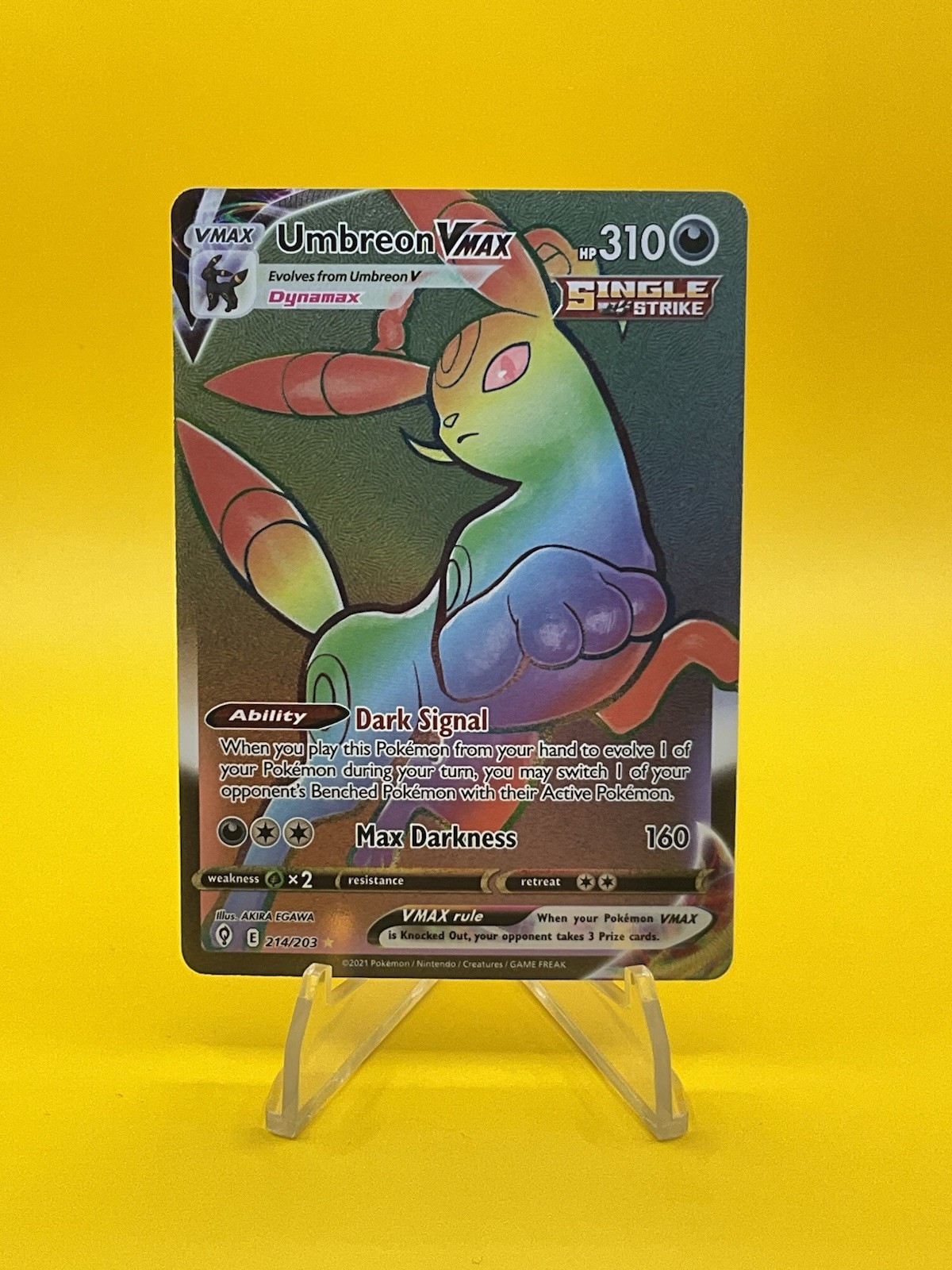 Umbreon VMAX 214/203 Evolving Skies Pokémon TCG (NM)