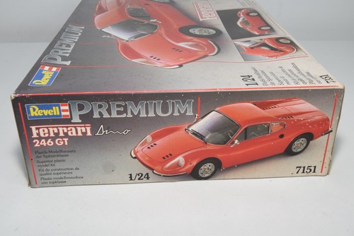 B70 1:24 REVELL 7151 KIT FERRARI 246 GT 246GT DINO RED NMIB - Picture 11 of 18