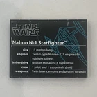 LEGO Star Wars 10026 Naboo Starfighter - Data Plate Sticker