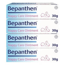 Bepanthen Nappy Care Ointment 30g – 5% Dexpanthenol, Baby Rash Protection 4 Pack