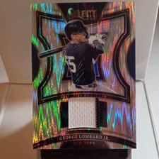 2025 Panini Select George Lombard Jr. #SS-GL Prizm Swatches Yankees Memorabilia