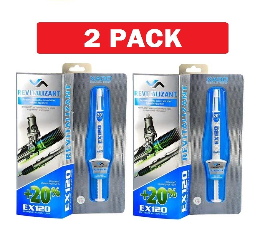 2 PACK XADO EX120 Revitalizant for power steering booster (2 x 8ml) - XA10032