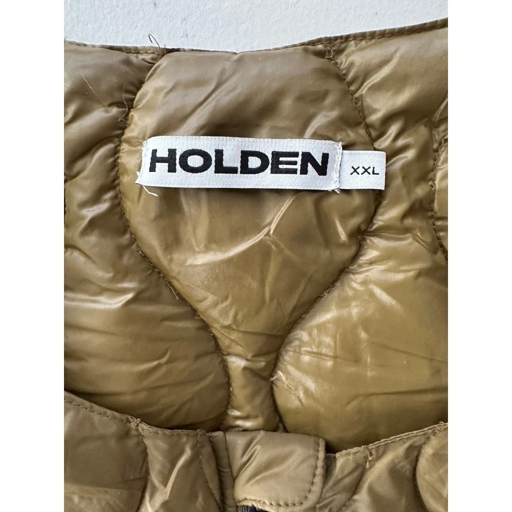 Holden Puffer Vest Mens XXL Olive Green Onion Quilted Down Waterproof Technical image 3