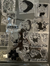 Lot of 25 Holiday Unmounted Rubber Stamps