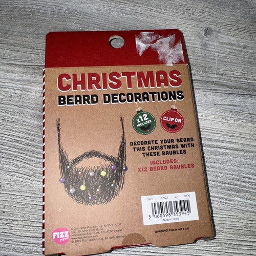 Clip On Beard Christmas Ornaments by Fizz Creations - Picture 2 of 2