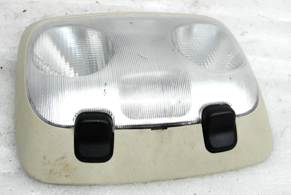 Luz de doble lente Ford DOME LIGHT corona bronceada Victoria Mustang Explorer 87-01 OEM Foto 3 de 4