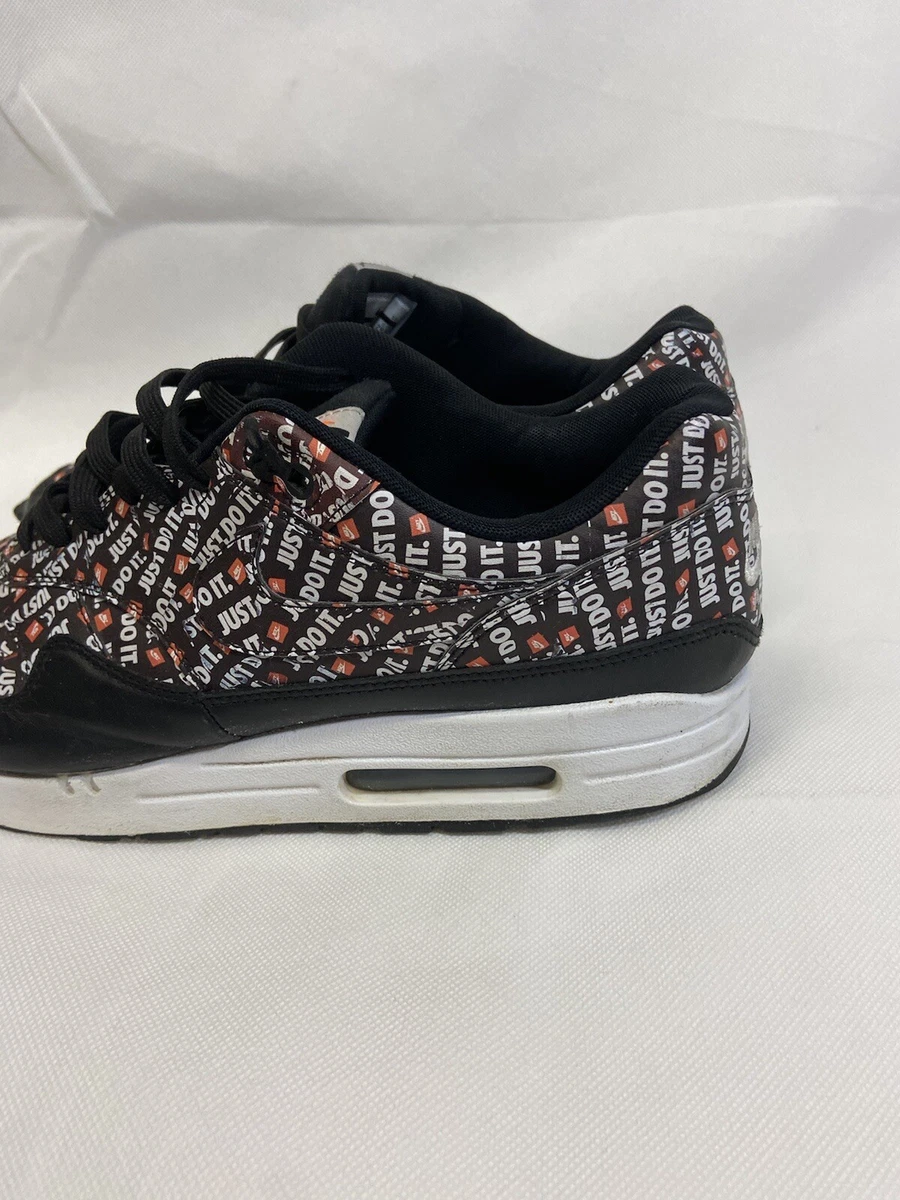 Air max 1 cheap just do it black