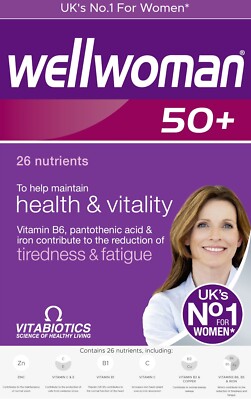 women 50+ Plus Advanced Vitamin Mineral Immune System Booster Zinc Supplement
