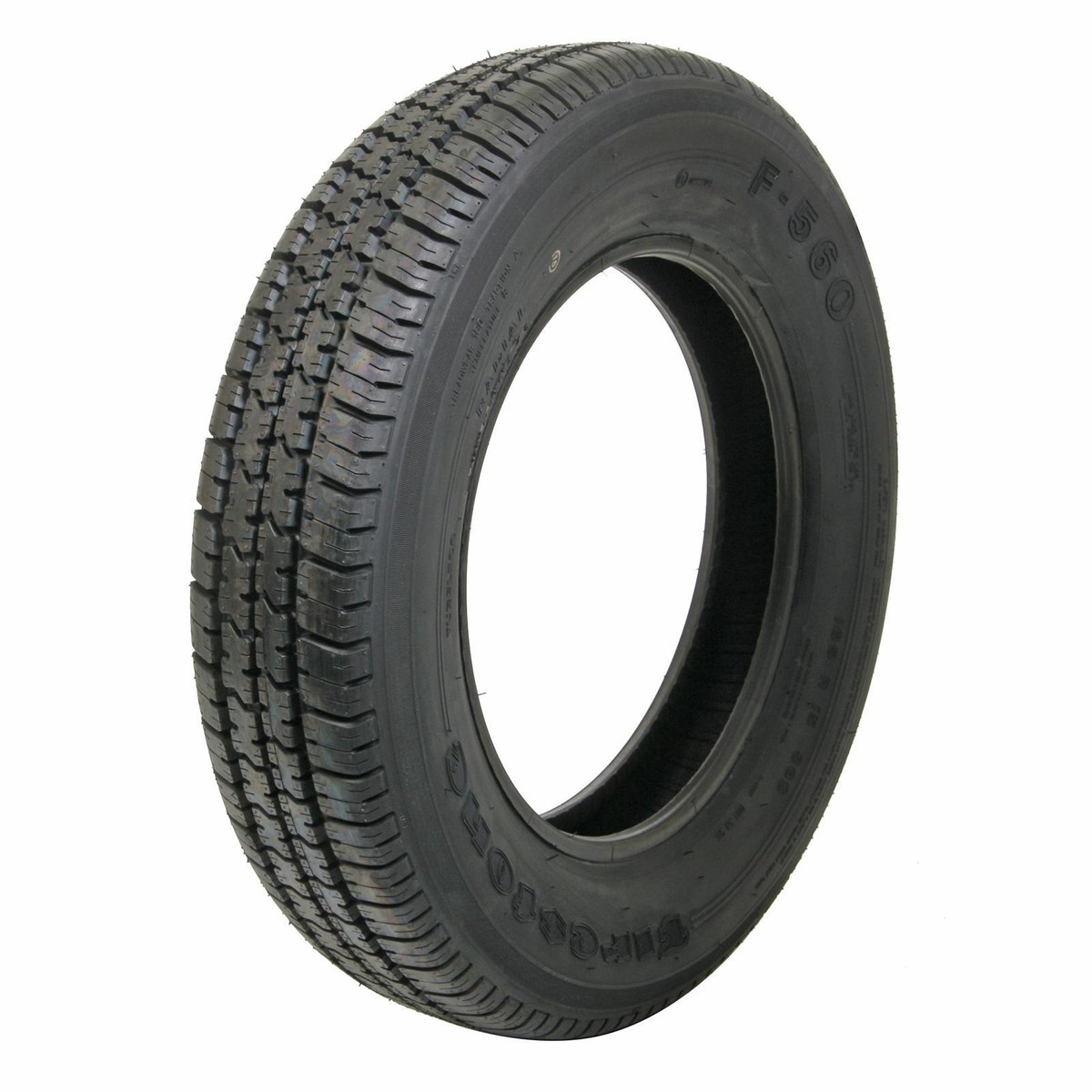 Coker Firestone F560 Tire 165-15 Radial Blackwall 568741