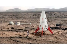 Vintage Mars Lander Model Reproduction