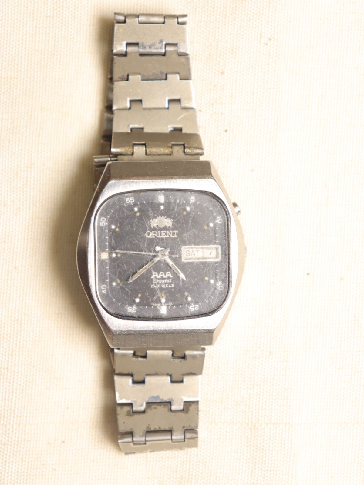 Vintage Orient AAA Crystal Automatic 0S469C734, T… - image 5