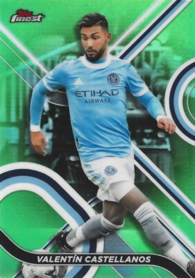 2022 Topps Finest Major League Soccer Green /99 Parallel Cards (1 - 10) - MLS