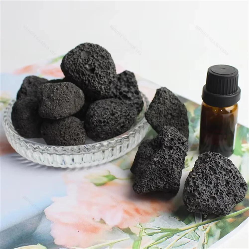 Natural Porous Black Volcanic Stone Lava Rock raw For aquarium decoration