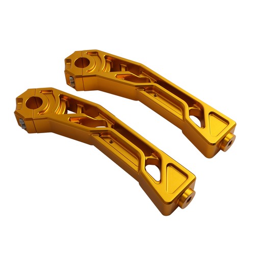 10" Handlebar Riser 1"Bar Clamp Fit For Harley Softail Fat Bob Dyna 1999-2017 - Picture 7 of 13