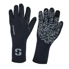 Striker Stealth Glove Ice Fishing  Black/Gray 2XL  Waterproof.
