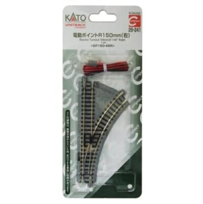 Kato 20-241 Compact Electric Turnout R150mm 6 45 Degree Right EP150-45R. Japan