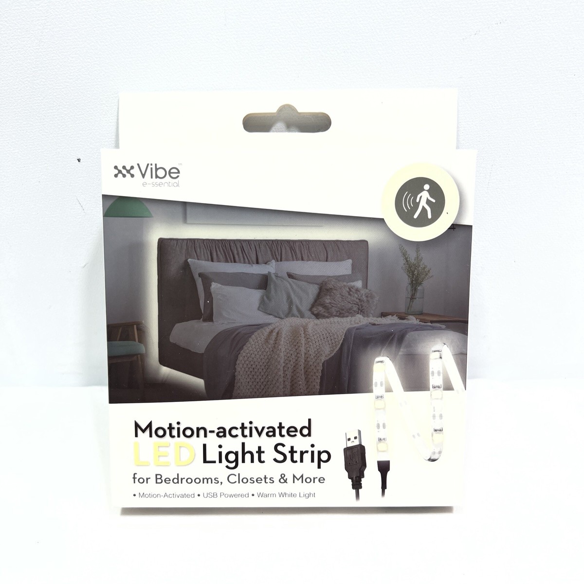 Vibe Essential Motion - Activated LED Light Strip - 1 Meter, Warm 