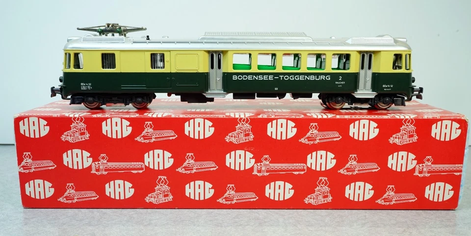 HAG 190 Swiss Bodensee & Toggenburg BDe 4/4 Railcar C-7 Exc HO Scale 3 Rail AC - Image 3 of 4