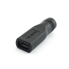 Micro USB 5 Pin Female To 5.5 x 2.1mm Female DC Power Converter Charger Adapter